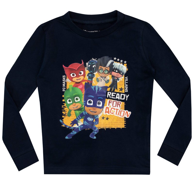 PJMASKS PJ Masks Boys Catboy Owlette Gecko Pajamas Multicolored Size 2T - Image 2